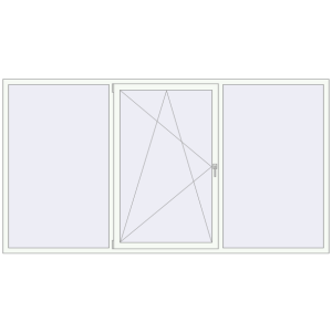 Купити Вікна 3000x1600 мм REHAU Euro 60