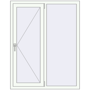 Купити Вікна 1100x1400 мм REHAU Euro 70 Білий (RAL 9016) з двох сторін