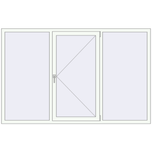 Купити Вікна 2180x1390 мм REHAU Euro 60 Білий (RAL 9016) з двох сторін