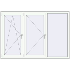 Купити Вікна 1900x1300 мм REHAU Euro 70