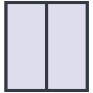 Вікна 1300x1400 мм REHAU Euro 60. Вид зсередини Купити Вікна 1300x1400 мм REHAU Euro 60