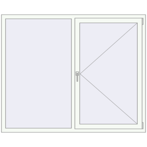 Купити Вікна 1750x1430 мм REHAU Euro 70 Білий (RAL 9016) з двох сторін