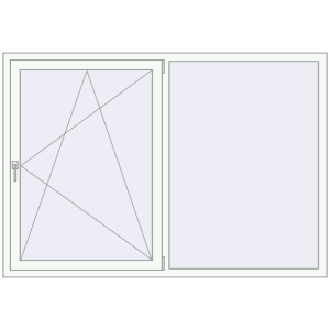 Купити Вікна 1920x1330 мм REHAU Euro 70 Білий (RAL 9016) з двох сторін