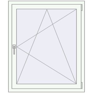 Купити Вікна 900x1100 мм REHAU Euro 70 Білий (RAL 9016) з двох сторін