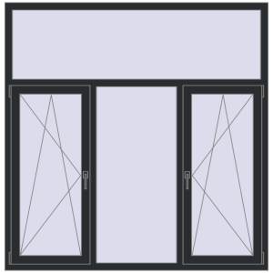 Купити Вікна 1770x1800 мм REHAU Euro 60