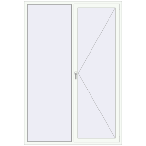 Вікна 1500x2200 мм Altest Pony 375. Вид зсередини Купити Вікна 1500x2200 мм Altest Pony 375