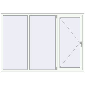 Купити Вікна 2000x1400 мм REHAU Euro 70 Білий (RAL 9016) з двох сторін