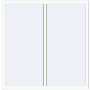 Купити Вікна 1380x1440 мм REHAU Euro 60 Білий (RAL 9016) з двох сторін