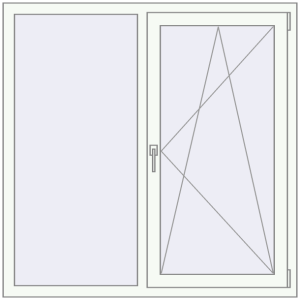 Купити Вікна 1300x1300 мм REHAU Euro 60