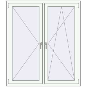 Купити Вікна 1300x1500 мм REHAU Euro 70