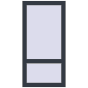 Купити Вікна 500x1000 мм REHAU Euro 60 ANTHRACITE_GREY_STRUKTURAL з двох сторін