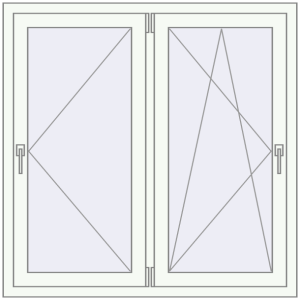 Купити Вікна 1200x1200 мм REHAU Euro 60