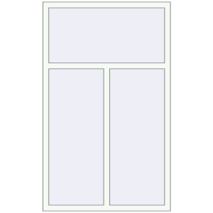 Купити Вікна 1100x1800 мм REHAU Euro 70 Білий (RAL 9016) з двох сторін