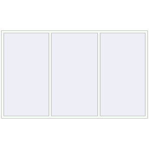 Вікна 3000x1800 мм REHAU Euro 60 Білий (RAL 9016) з двох сторін. Вид зсередини Купити Вікна 3000x1800 мм REHAU Euro 60 Білий (RAL 9016) з двох сторін