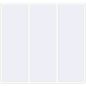 Купити Вікна 2100x2000 мм REHAU Brillant-Design Білий (RAL 9016) з двох сторін