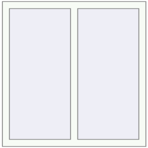 Купити Вікна 1020x1028 мм REHAU Euro 60 Білий (RAL 9016) з двох сторін