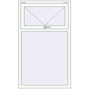 Вікна 900x1500 мм REHAU Euro 60 Білий (RAL 9016) з двох сторін. Вид зсередини Купити Вікна 900x1500 мм REHAU Euro 60 Білий (RAL 9016) з двох сторін