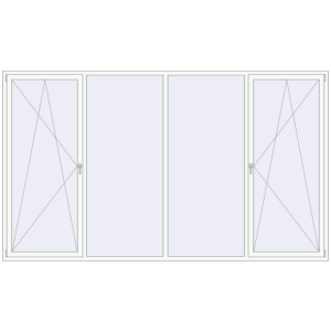 Купити Вікна 3680x2150 мм REHAU SYNEGO MD