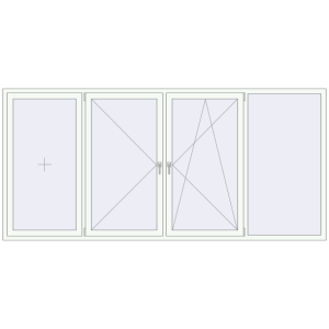 Купити Вікна 3200x1500 мм REHAU Euro 60