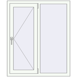 Вікна 1000x1200 мм REHAU Euro 70 Білий (RAL 9016) з двох сторін. Вид зсередини Купити Вікна 1000x1200 мм REHAU Euro 70 Білий (RAL 9016) з двох сторін