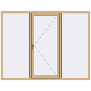 Купити Вікна 2000x1550 мм Altest Pony 375 RAL 1001 Beige з двох сторін