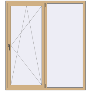 Вікна 1575x1760 мм Altest Pony 375. Вид зсередини Купити Вікна 1575x1760 мм Altest Pony 375