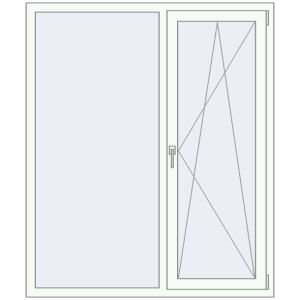 Купити Вікна 1350x1600 мм REHAU Euro 70