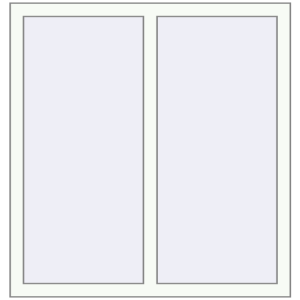 Купити Вікна 1117x1117 мм REHAU Euro 60 GOLDEN OAK ззовні