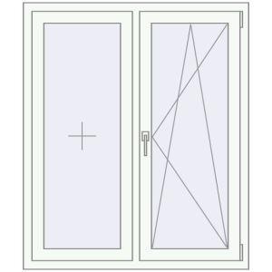 Купити Вікна 1100x1300 мм REHAU Euro 60