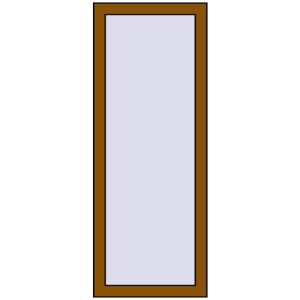 Купити Вікна 490x1270 мм REHAU Euro 60 GOLDEN OAK з двох сторін