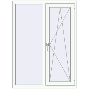 Купити Вікна 1000x1350 мм REHAU Euro 60