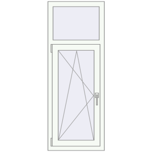 Купити Вікна 550x1450 мм REHAU SYNEGO MD Білий (RAL 9016) з двох сторін