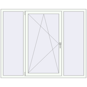 Вікна 1800x1450 мм REHAU Euro 70 Білий (RAL 9016) з двох сторін. Вид зсередини Купити Вікна 1800x1450 мм REHAU Euro 70 Білий (RAL 9016) з двох сторін