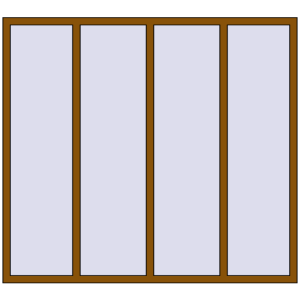 Вікна 2000x1800 мм REHAU Euro 60 GOLDEN OAK з двох сторін. Вид зсередини Купити Вікна 2000x1800 мм REHAU Euro 60 GOLDEN OAK з двох сторін
