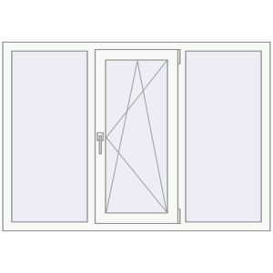 Купити Вікна 1490x1050 мм REHAU Euro 60 Білий (RAL 9016) з двох сторін