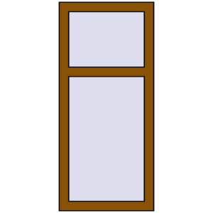 Вікна 500x1100 мм REHAU Euro 60. Вид зсередини Купити Вікна 500x1100 мм REHAU Euro 60