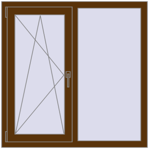 Купити Вікна 1100x1100 мм REHAU Euro 60