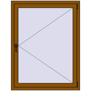 Купити Вікна 1000x1300 мм REHAU Euro 60 GOLDEN OAK з двох сторін