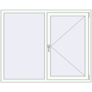 Купити Вікна 1500x1200 мм REHAU Euro 60 Білий (RAL 9016) з двох сторін