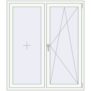 Купити Вікна 1300x1500 мм REHAU Euro 60