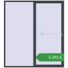 Ціноутворення Розсувні терасні двері 2250x2500 мм REHAU GENEO HST ANTHRACITE_GREY_STRUKTURAL з двох сторін. Ціна: €5,392.84
