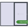 Ціноутворення Розсувні терасні двері 2500x2200 мм REHAU Euro 60 (Похило-зсувні). Ціна: 1 841.64 EUR