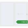 Ціноутворення Розсувні терасні двері 2500x2200 мм REHAU Brillant 70 (Похило-зсувні) Білий (RAL 9016) з двох сторін. Ціна: €1,960.19