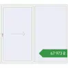 Ціноутворення Розсувні терасні двері 2500x2200 мм REHAU Euro 60 (Похило-зсувні) Білий (RAL 9016) з двох сторін. Ціна: ₴67,973.05