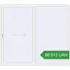 Ціноутворення Розсувні терасні двері 2500x2200 мм REHAU Euro 60 (Похило-зсувні) Білий (RAL 9016) з двох сторін. Ціна: 68 512.71 UAH