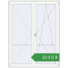 Ціноутворення Балконні двері 1600x2100 мм REHAU Euro 60 ANTHRACITE_GREY_STRUKTURAL ззовні. Ціна: ₴20,512.19