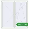 Ціноутворення Балконні двері 2000x2100 мм REHAU Euro 70 Білий (RAL 9016) з двох сторін. Ціна: 28 032.57 UAH