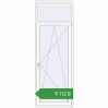 Ціноутворення Балконні двері 900x2500 мм REHAU Euro 60 Білий (RAL 9016) з двох сторін. Ціна: ₴9,112.26