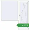 Ціноутворення Балконні двері 2000x2100 мм REHAU Euro 70 Білий (RAL 9016) з двох сторін. Ціна: ₴18,871.66