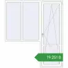 Ціноутворення Балконні двері 1900x2200 мм REHAU Euro 70 Білий (RAL 9016) з двох сторін. Ціна: ₴19,250.73